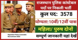 Read more about the article Rajasthan Police Constable Recruitment 2023