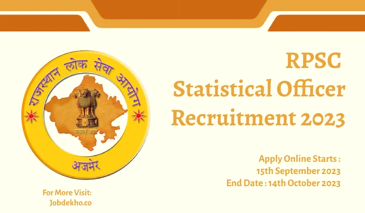 You are currently viewing RPSC Statistical Officer Recruitment Update 2023