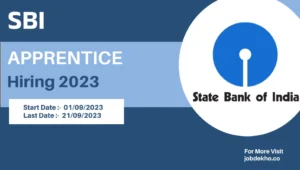 Read more about the article 2023 SBI Apprentice Hiring: 6160 Positions