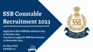 Read more about the article SSB Constable Recruitment 2023 Now Open for Applications