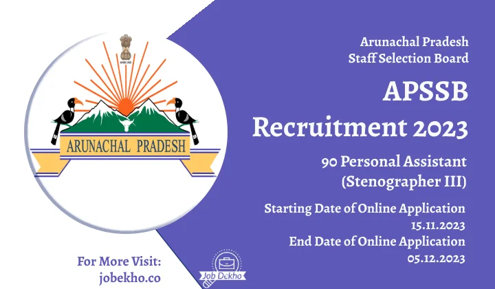 You are currently viewing APSSB Recruitment 2023 – 90 PA (Stenographer Gr III) Posts