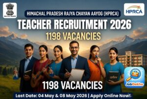 HPRCA Teacher Recruitment 2026: 1198 Vacancies for PGT & Other Teachers – Apply Online by 04 May & 08 May 2026