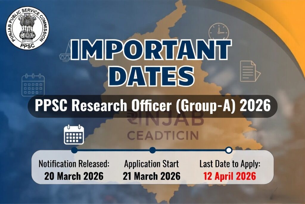 PPSC Research Officer (Group-A) Recruitment 2026