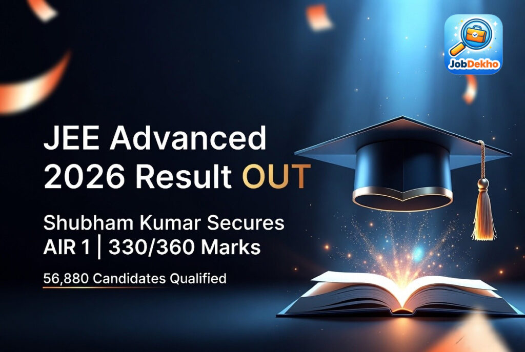 JEE Advanced 2026 Result Aa Gaya Hai 2026