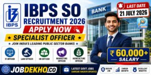 IBPS SO Recruitment 2026 Apply Online for Specialist Officer Posts