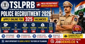 TSLPRB Recruitment 2026 Apply Online for 325 SI, ASI & PC