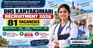 DHS Kanyakumari Recruitment 2026, 81 Vacancies