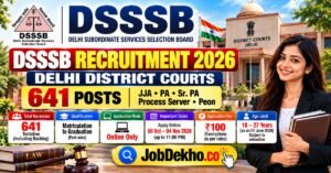 DSSSB Recruitment 2026_ 641 Posts, Eligibility & Apply Online
